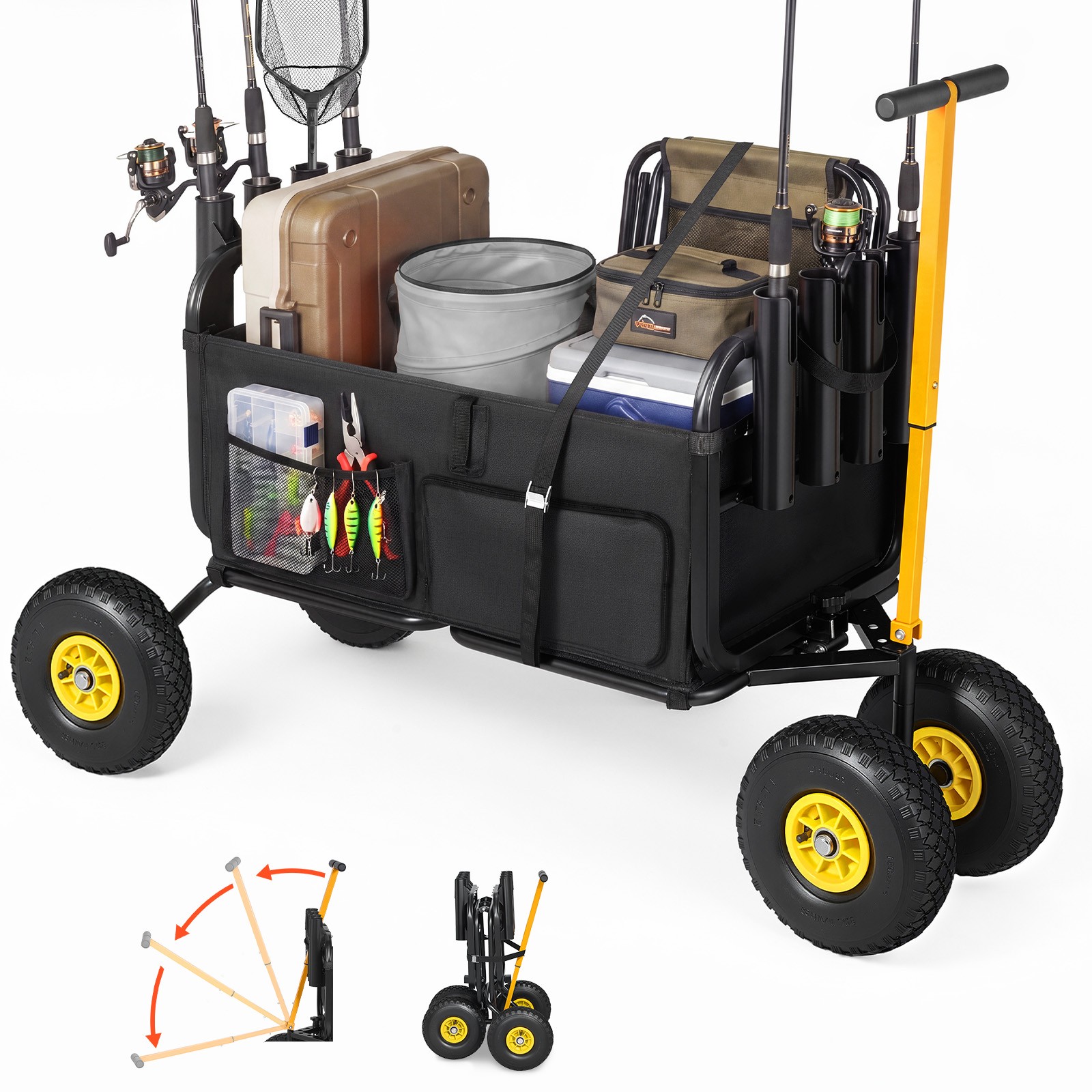 Chariot de pêche pliable Uimos - Rod Holder Fishing avis et prix
