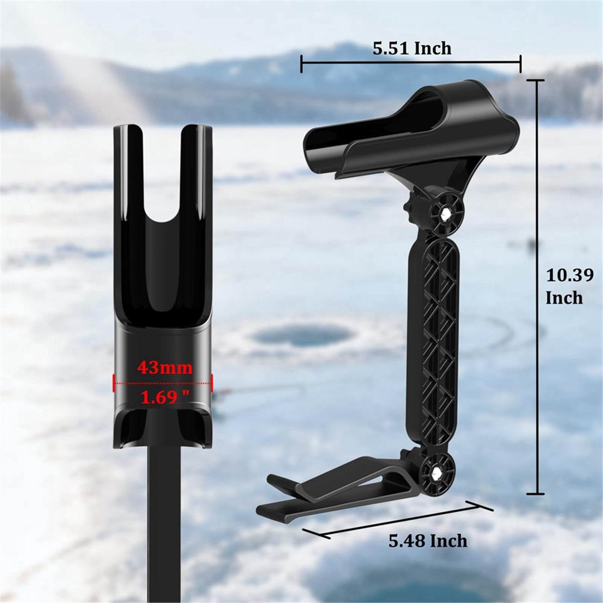 POPULAR - Lot de 2 supports de - Rod Holder Fishing avis et prix