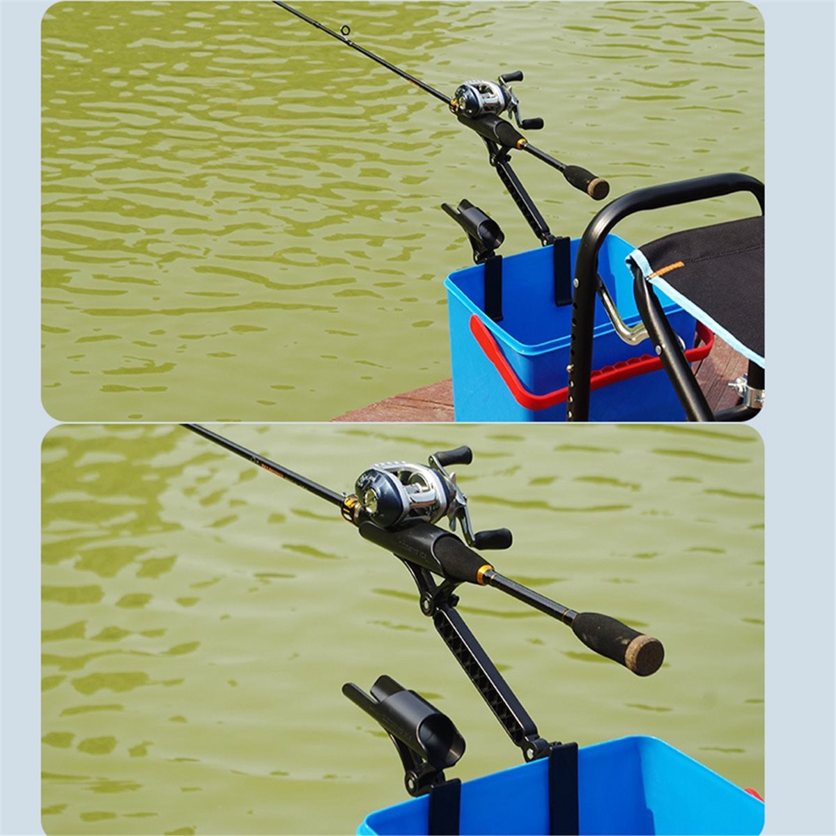 POPULAR - Lot de 2 supports de - Rod Holder Fishing avis et prix