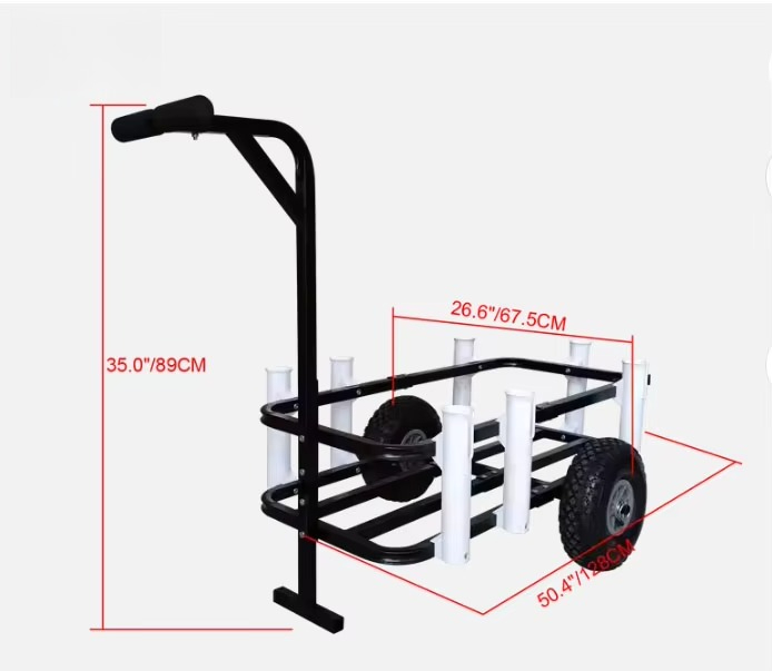 Chariot pliable de plage et de - Rod Holder Fishing avis et prix